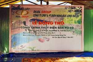 Công trình thủy điện Đắk Pô Cô