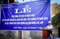 Phát động chiến dịch thi đua 90 ngày đêm tại Công trình thủy điện Trung Thu