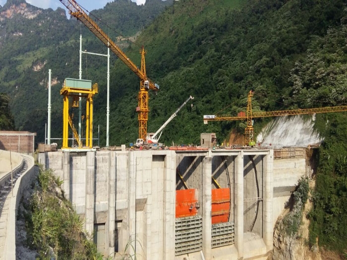 Công trình thủy điện Trung thu
