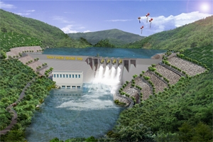 Công trình thủy điện Trung thu